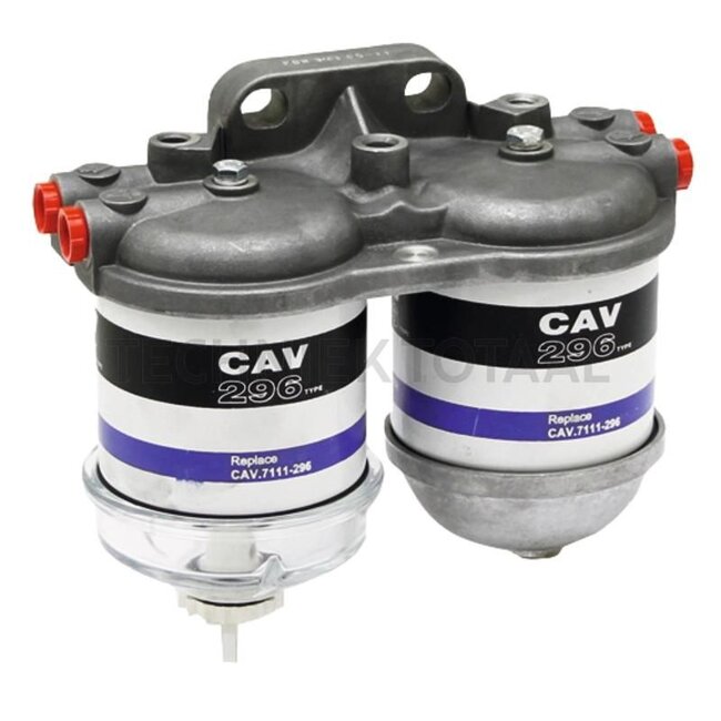 GRANIT Brandstoffilter compleet dubbel filter, aansluitdraad 1/2" - 20 UNF | MO1619, 90346, 090346