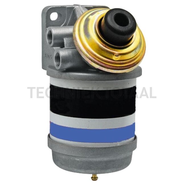 GRANIT Kraftstofffilter kpl. mit Handpumpe - 5679907, MO1663, 90203, 090203 | Anschlussgewinde: M14 x 1,5 | Lochmaß: 11 x 55 mm | Flanschmaß: 73 x 65 mm