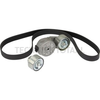 GRANIT Multiriem-set 1550 mm, 8 ribben, riemspanner, spanpoelie