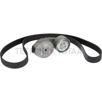 GRANIT Multiriem-set 1550 mm, 8 ribben, riemspanner
