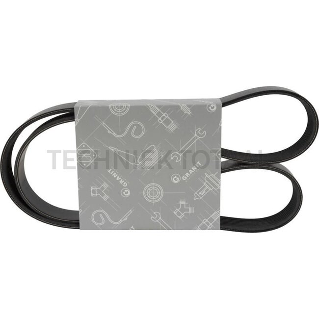 GRANIT Ribbed belt - 11466957, 5802350473, 47131754, 2853138, 504013617, 103580 | Length: 1381 mm | Number of ribs: 8