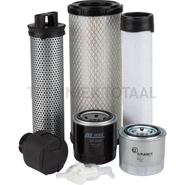 GRANIT Serviceset filters motor Kubota D 1005, D 1105, D1305, V1505, V1505-T