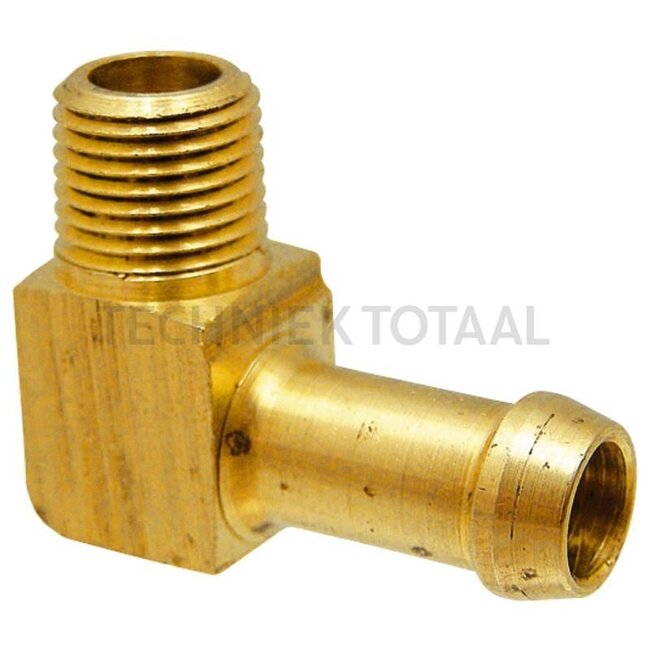 GRANIT Slangtule - 37400003 | Uitvoering: 8 mm, 90° gebogen, voor pomp draad 1/8" NPT