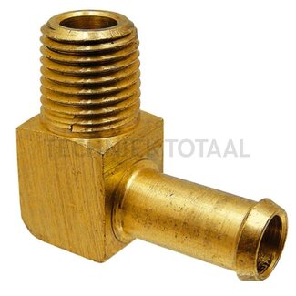 GRANIT Slangtule 10 mm, 90° gebogen, pomp draad 1/8" NPT