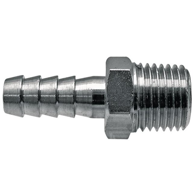 GRANIT Schlauchtülle, 5 Stück - 37400005 | Ausführung: 8 mm, für Pumpe Gewinde 1/4" NPT
