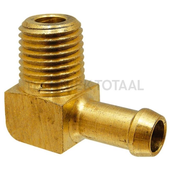 GRANIT Slangtule - 37400006 | Uitvoering: 8 mm, 90° gebogen, voor pomp draad 1/4' NPT