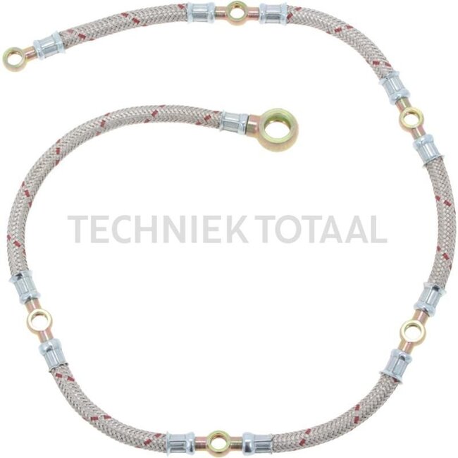 GRANIT Rücklaufleitung - 37402004, 3056949R92 | Ausführung: für 6 Zylinder | L: 855 mm | D: 14 mm | d: 8 mm | B: 125 mm | A: 230 mm