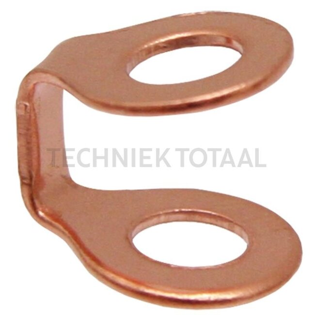 GRANIT Copper double ring for return line - 37415733 | Inner Ø: 8 mm | Outer Ø: 14 mm | Height: 8,3 mm | Thickness: 1 mm