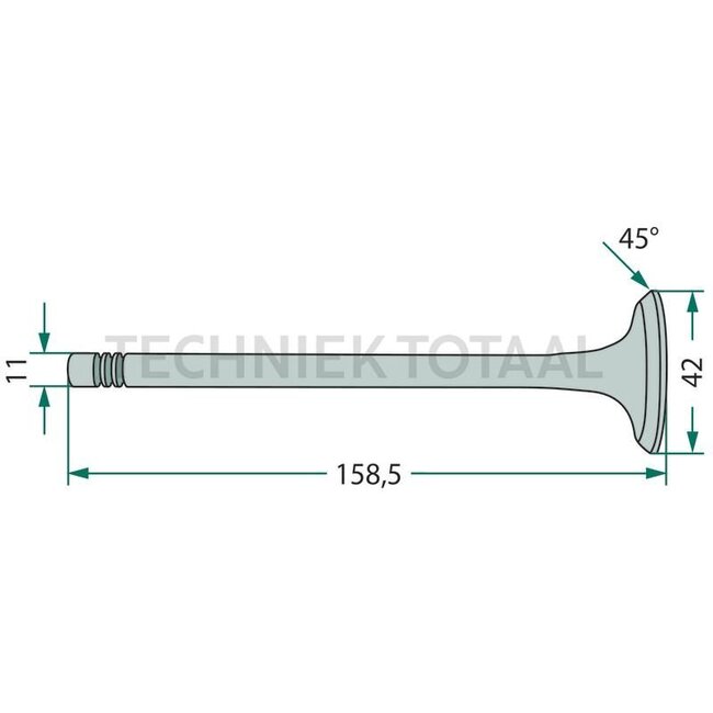 GRANIT Uitlaatklep Belarus MTS 50-82, 900, 920 | 2401007015B4