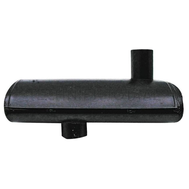 GRANIT Silencer horizontal - 38002036, 87704568, A184475 | Version: Inner Ø top and bottom: 77 mm | Menke no.: 59853