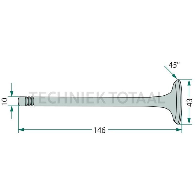 GRANIT Inlaatklep Case IH 353-1246 | 3055055R2