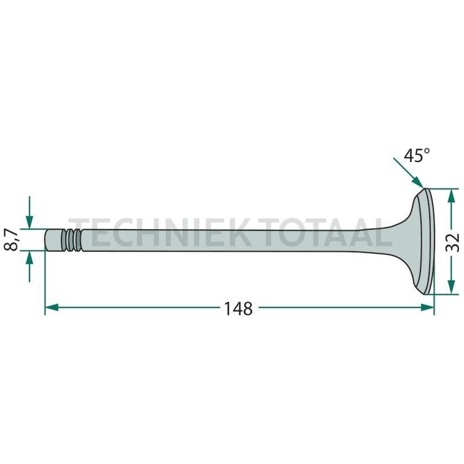 GRANIT Outlet valve engine IHC DLD-2, D-212 - D-432 | 713385R2