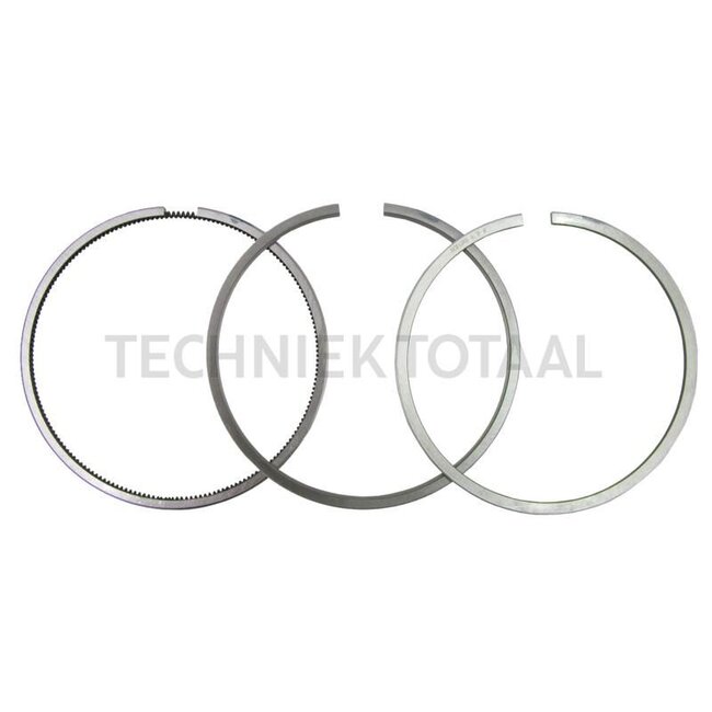 GRANIT Kolbenringsatz 3 Ringe, Ø 98,43 mm, 3,15 mm (Trapezring) / 2,4 mm / 4,75 mm - 38002749, 3139594R91, 3139594R1, 8-243600-00, 08-243600-00 | Abmessung: 3 Ringe, Ø 98,43 mm, 3,15 mm (Trapezring) / 2,4 mm / 4,75 mm | Menke-Nr.: 59617