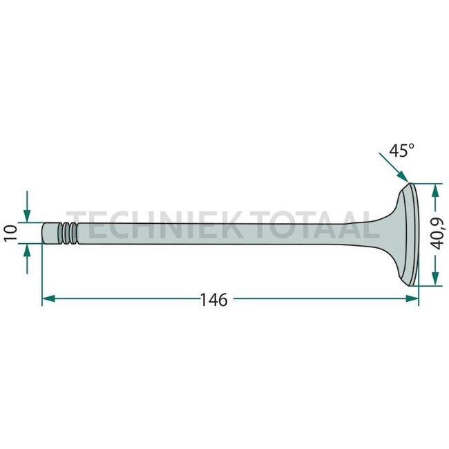 GRANIT Uitlaatklep IHC 1255-1455 | 3136915R2