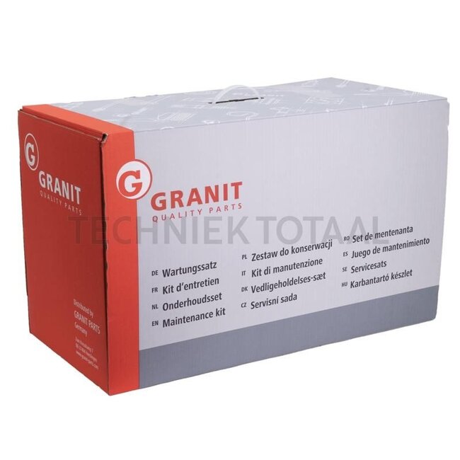 GRANIT Onderhoudsset cabinefilter, motoroliefilter, 4x klepdekselpakking