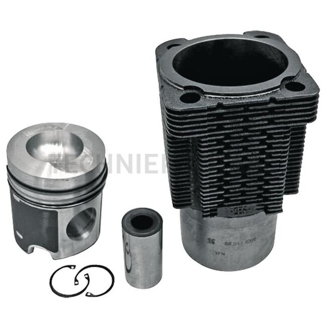 GRANIT Kolbensatz kpl. 3 Ringe, Ø 102 mm, Bolzen Ø 40 x 80 mm, mit Kühlkanal, Bund Ø 124,5 mm, Brennraum Ø 58 mm, Brennraumtiefe 17,6 mm - 38004454, 02928713, 02929990 | Abmessung: 3 Ringe, Ø 102 mm, Bolzen Ø 40 x 80 mm, mit Kühlkanal, Bund Ø 124,5 mm, Brennraum