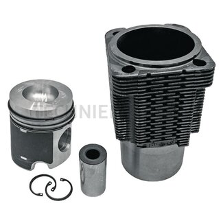 GRANIT Kolbensatz kpl. 3 Ringe, Ø 102 mm, Bolzen Ø 40 x 80 mm, mit Kühlkanal, Bund Ø 120 mm, Brennraum Ø 58 mm, Brennraumtiefe 17,6 mm
