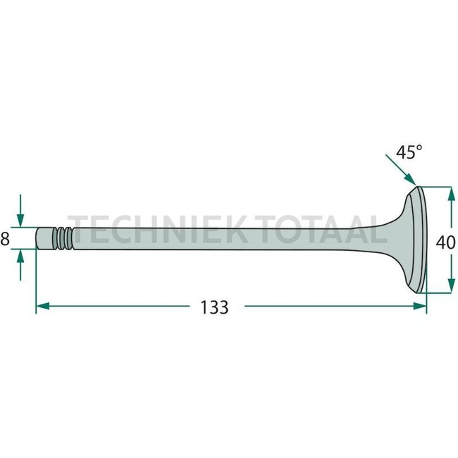 GRANIT Einlassventil Motor FL712, FL812 Deutz-Fahr D 30 - D 9005 | 2133730