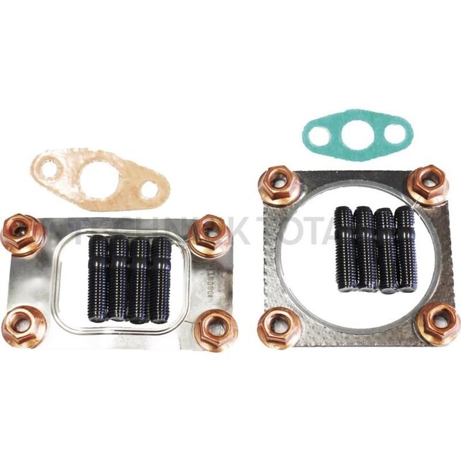 GRANIT Attachment kit - 38004541 | Contents: 1x turbine inlet gasket, 1x turbine outlet gasket, 1x oil inlet gasket, 1x oil outlet gasket, 4x stud bolt, 4x copper-plated nut