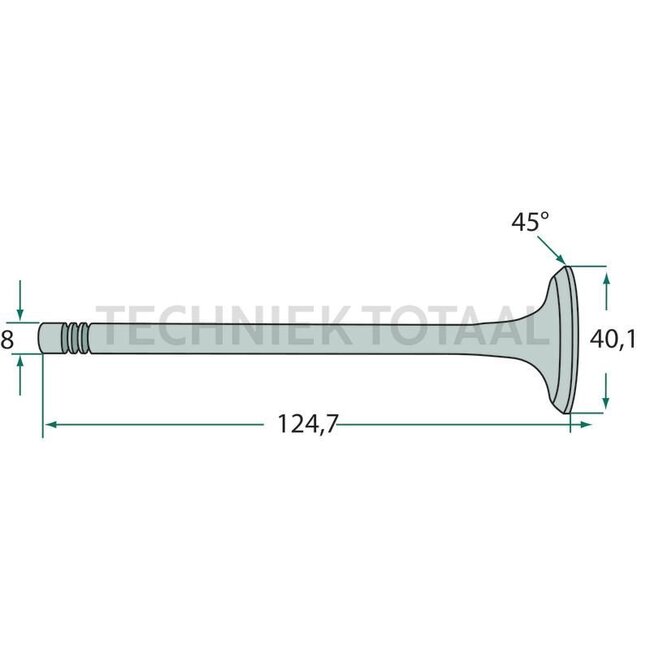 GRANIT Inlet valve engine Deutz F2L1011-F4L1011 Deutz-Fahr | 4170898