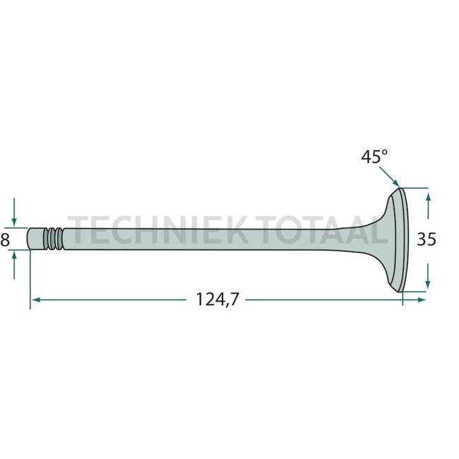 GRANIT Auslassventil Deutz-Fahr Motor F2L1011-F4L1011 | 4170899