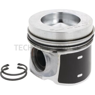 GRANIT Piston complete 3 rings, Ø 101 mm, gudgeon pin Ø 40 x 80 mm, combustion chamber Ø 62 mm, combustion chamber depth 18.12 mm