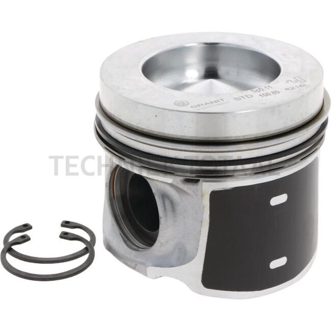 GRANIT Piston complete 3 rings, Ø 101 mm, gudgeon pin Ø 40 x 80 mm, combustion chamber Ø 62 mm, combustion chamber depth 18.12 mm - 38004728, F339202310210, F339202310020, 4512307, 04512307, 04285670, 04501385