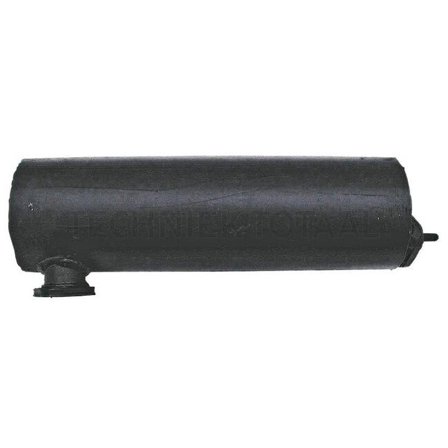 GRANIT Uitlaatdemper horizontaal - 38006012, H145200100040 | Uitvoering: lengte: 420 mm, binnen-Ø onder: 46 mm, binnen-Ø zijkant: 44 mm