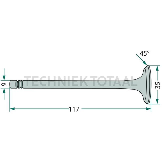 GRANIT Outlet valve engine MWM D 325 Fendt, Renault | 123028200