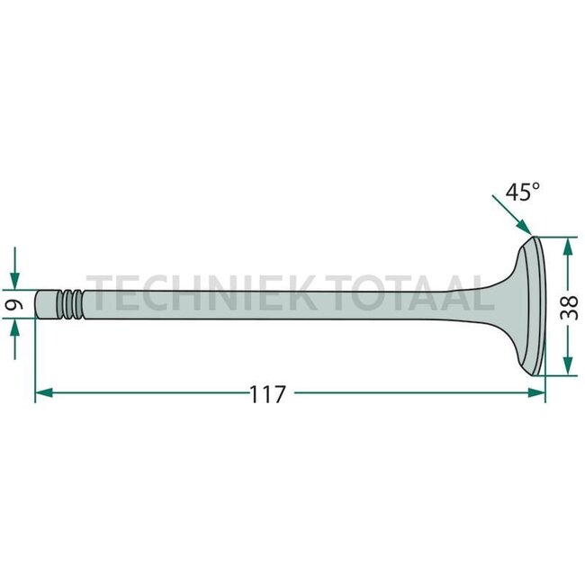 GRANIT Inlaatklep motor MWM D 325 Fendt, Renault | 123028300
