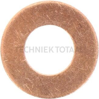 Afdichtring verstuiver Ø 19 x 9,2 mm, 2 mm dik, koper Deutz-Fahr