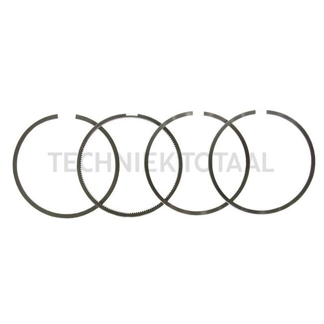GRANIT Kolbenringsatz 4 Ringe, Ø 100 mm, 2,75 mm (Trapezring) / 2 mm / 2 mm / 4 mm - 38006359, 8-279400-00, 08-279400-00 | Abmessung: 4 Ringe, Ø 100 mm, 3 mm (Trapezring) / 2 mm / 2 mm / 4 mm