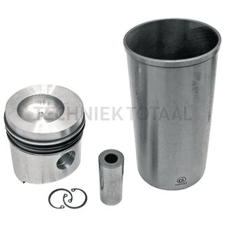 GRANIT Piston set complete 4 rings, Ø 105 mm, gudgeon pin Ø 32 x 82 mm, combustion chamber Ø 62 mm, combustion chamber depth 19.8 mm, dry liner
