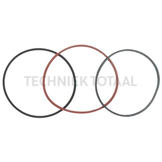 GRANIT O-Ring Satz (im Block), 3 Stück, 1x Viereckring 104 x 3 x 2,5 mm, 1x O-Ring 112 x 3,5 mm, 1x O-Ring 110 x 3,5 mm