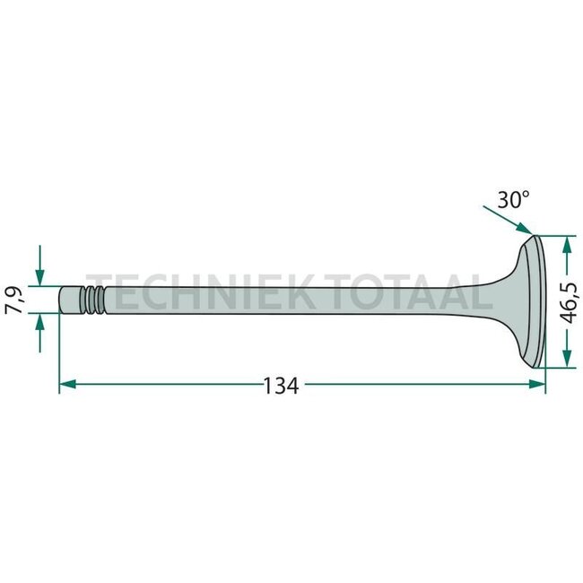 GRANIT Einlassventil Motor Powertech 4045, 6068 John Deere | R98062