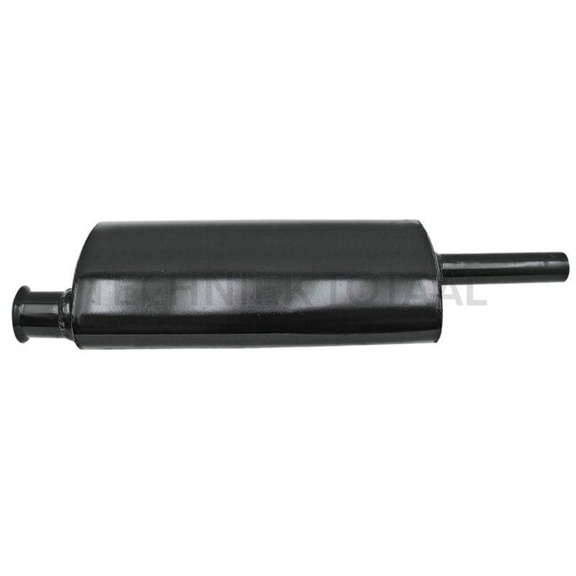 GRANIT Silencer Vertical - 38012087, AL27388 | Version: Length: 775 mm, Inner Ø: 62 mm, Outlet Ø: 48 mm