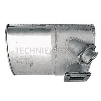 GRANIT Uitlaatdemper horizontaal John Deere Al 6100, Se 6010 - SE6100