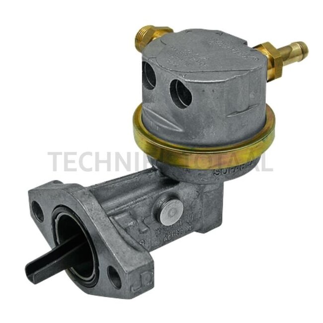 GRANIT Membran-Förderpumpe - 38012306, RE68345 | Ausführung: 2 Bohrungen, Lochabstand = 59 mm, Flansch bis Ende Hebel = 22 mm