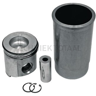 GRANIT Piston set complete 3 rings, Ø 106.5 mm, gudgeon pin Ø 41.28 x 84.4 mm, combustion chamber Ø 60 mm, combustion chamber depth 21.5 mm