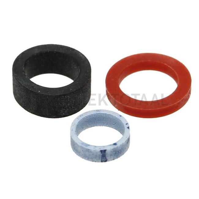GRANIT O-ring set for sealing the injection nozzle - 38012424, RE64292 | Dimensions: R48000: Height 2.96, Outer Ø 9.76, Inner Ø 7.93, R79605: Height 5.08, Outer Ø 13.6, Inner Ø 9.72, R92352: Height 2, Outer Ø 14.1, Inner Ø 9.7 mm