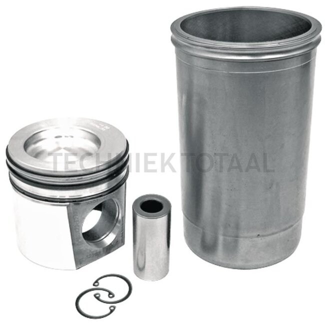 GRANIT Piston set complete 3 rings, Ø 116 mm, gudgeon pin Ø 47.5 mm, combustion chamber Ø 73 mm, combustion chamber depth 25.5 mm - 38012451, RE64509 | Dimensions: 3 rings, Ø 115.5 mm, Pin Ø 47.5 mm, Combustion chamber Ø 73 mm, Combustion chamber depth 25.5 mm |