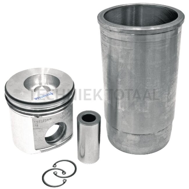 GRANIT Kolbensatz kpl. 3 Ringe, Ø 106,5 mm, Bolzen 41,28 x 84,4 mm, Brennraum Ø 56,8 mm, Brennraumtiefe 26, mm - 38012454, RE507850, RE65969, RE505112 | Abmessung: 3 Ringe, Ø 106,5 mm, Bolzen 41,28 x 84,4 mm, Brennraum Ø 56,8 mm, Brennraumtiefe 26, mm | Menke-Nr