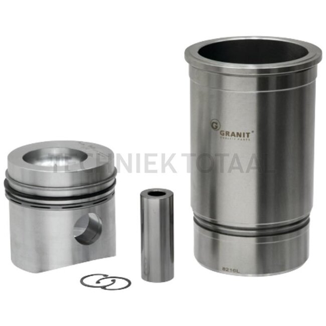 GRANIT Piston set, complete 3 rings, Ø 98 mm, pin Ø 30.2 x 80 mm, combustion chamber Ø 59 mm, combustion chamber depth 16.51 mm - 38012457, AR51902 + T23481 + AR70633 + T23482 + 2x R51112, AR51902 + T23481 + AR70633 + T23482 + R51112 | Dimensions: 3 rings, Ø 98