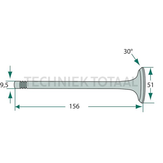 GRANIT Inlet valve engine Powertech 6076 John Deere | R504060, R84618