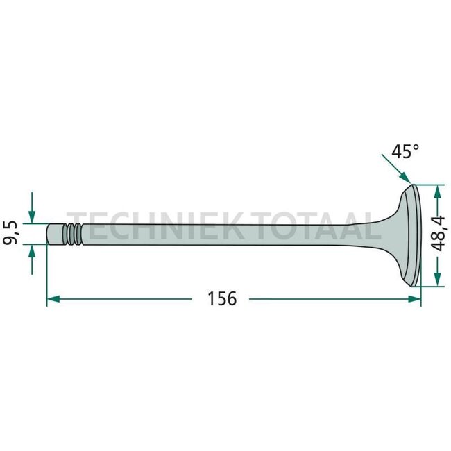 GRANIT Inlet valve John Deere 4050, 4230, 4240 | R43883