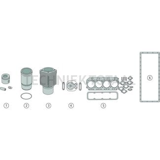 GRANIT Motorreparatieset zonder lagers John Deere motor 3179D