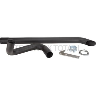 GRANIT Silencer set left on the hood John Deere