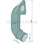 GRANIT Exhaust manifold exhaust outer-Ø 54 mm Landini 6500-8860, Blizzard 65, 75 | E3300940M1