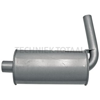 GRANIT Silencer inner-Ø 51 mm, exhaust-Ø 45 mm Landini, Massey Ferguson