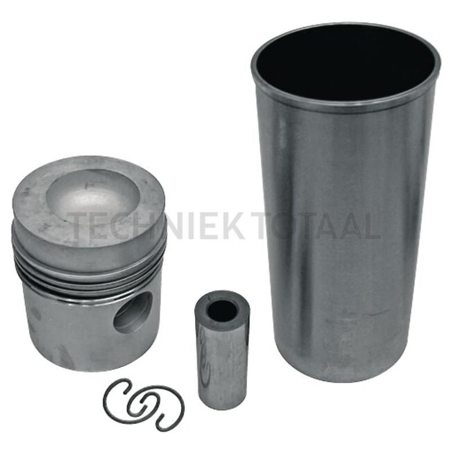 GRANIT Piston set complete 4 rings, Ø 101.05 mm, gudgeon pin Ø 34.93 x 84 mm, combustion chamber Ø 61 mm, combustion chamber depth 21.5 mm, dry liner - 38015095, 89207 + 4181A009 + 31358352, 747050M91, 747050Z91 | Dimensions: 4 rings, Ø 101.05 mm, Gudgeon pin Ø